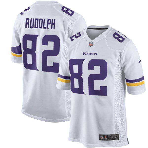 Men Minnesota Vikings #82 Kyle Rudolph Nike White Player Game NFL Jersey->minnesota vikings->NFL Jersey